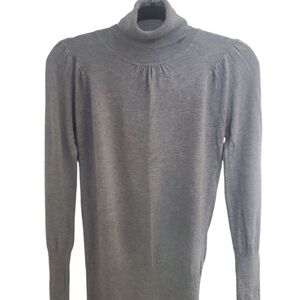 Warehouse Charcoal Turtleneck Sweater